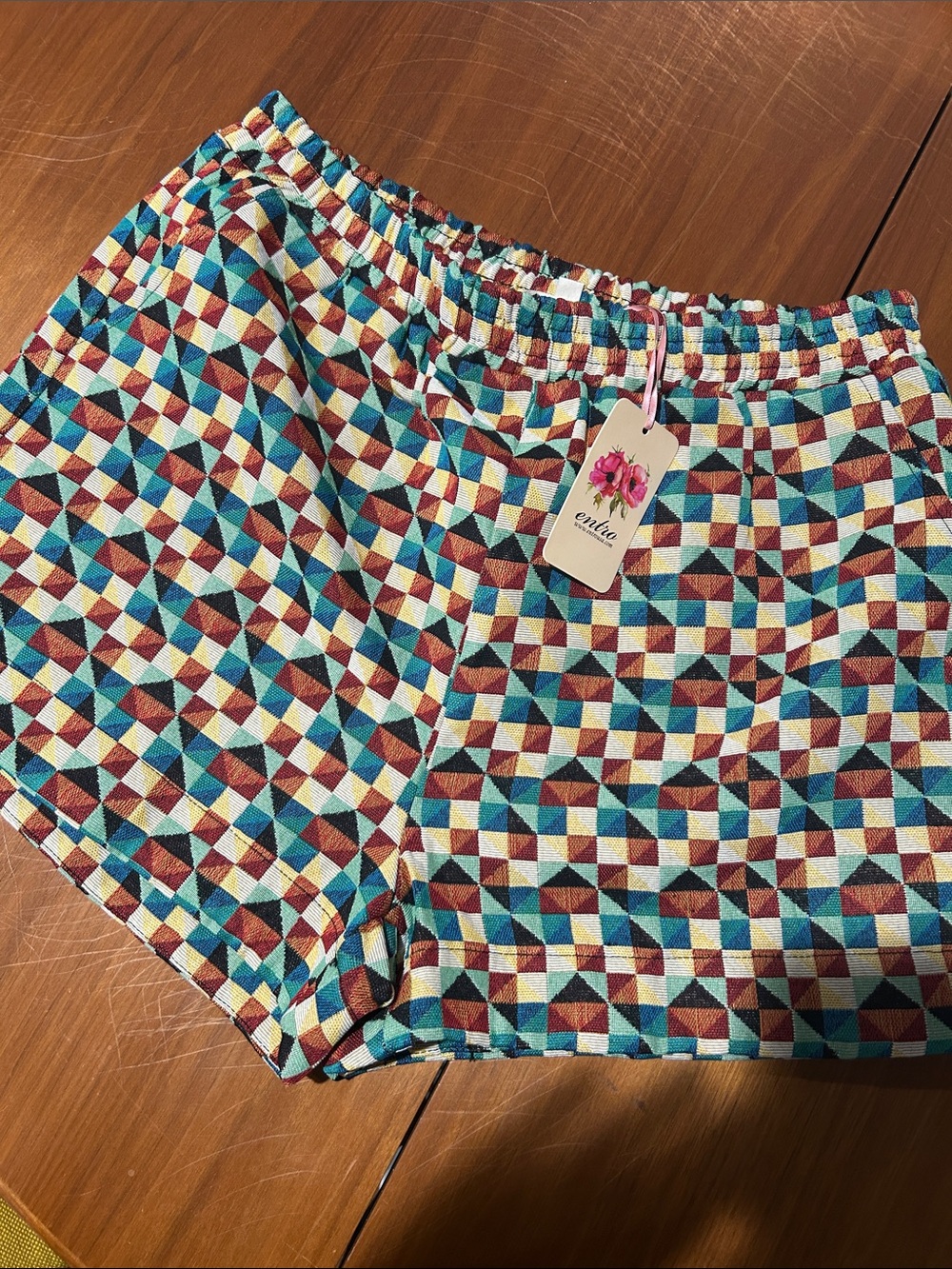 Entro Geometric Shorts